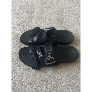 Vionic Sandals black womens size 10‎